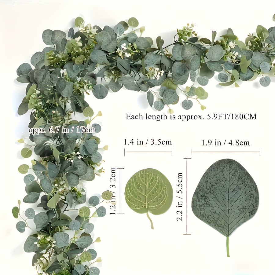 Artificial Eucalyptus Wreath F - Eucalyptus Preserved 评论和价格